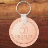 Droplyt ゴルフ Aura ロゴ キーチェーン (正面)