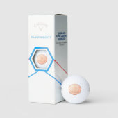 Droplyt Golf Aura ロゴ 3個パック キャラウェイ ゴルフボール (パッケージング)
