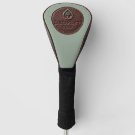 Droplyt Golf Rustic ドライバー用ゴルフクラブカバー ゴルフヘッドカバー