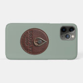 Droplyt Golf Rustic ロゴ iPhone カバー (裏面(横))