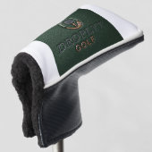 Droplyt Golf Rustic Green Putter Cover ゴルフヘッドカバー (3/4 正面)