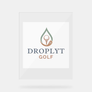 Droplyt Golf Signature Acrylic Sign アクリルサイン
