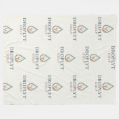 Droplyt Golf Signature Fleece Blanket フリースブランケット (正面(横))