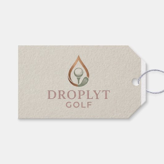 Droplyt Golf Signature Gift Tag ギフトタグ (正面(横))