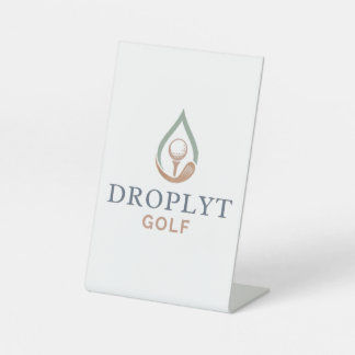 Droplyt Golf Signature Pedestal Sign 台座サイン