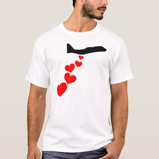 Droppinの愛の爆弾 Tシャツ (正面)