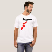 Droppinの愛の爆弾 Tシャツ (正面フル)