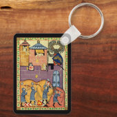 Dropping Rocks, 14th Century Codex Manesse キーホルダー (裏面)