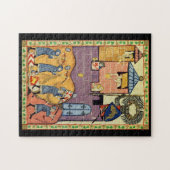 Dropping Rocks, 14th Century Codex Manesse ジグソーパズル (横)