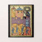 Dropping Rocks, 14th Century Codex Manesse ジグソーパズル (縦)