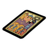 Dropping Rocks, 14th Century Codex Manesse マグネット (左側)