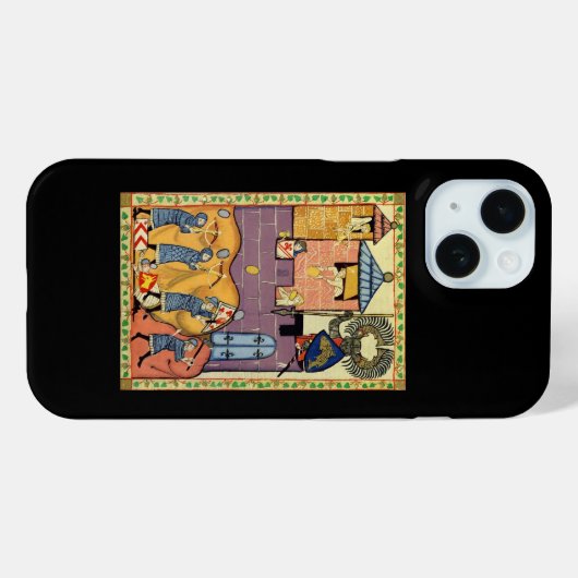 Dropping Rocks, 14th Century Codex Manesse Case-Mate iPhoneケース (裏面 (横))
