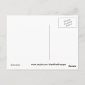 Drops on Blue Orchid – はがき (裏面)