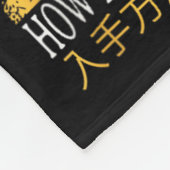 Drowning in Bread Pigeon フリースブランケット (角)