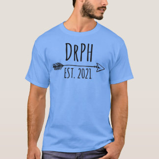 DrPH Est 2021公衆衛生博士2021卒業生 Tシャツ