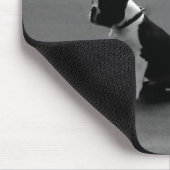 DRUの子犬のボストンテリア マウスパッド (コーナー)