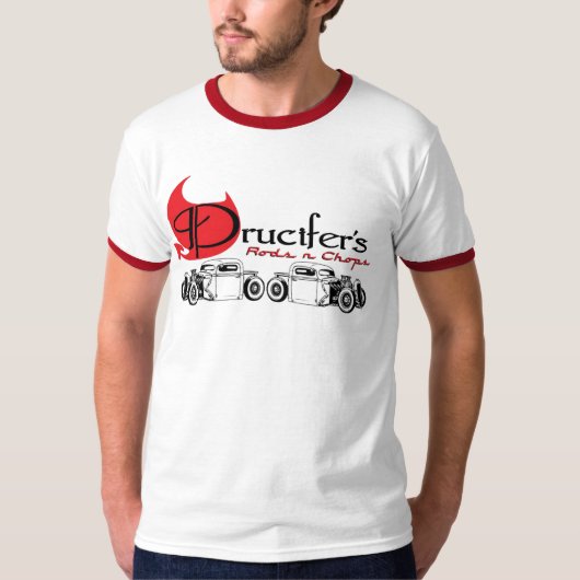 DRUCIFERS REDRUMの信号器T Tシャツ (正面)