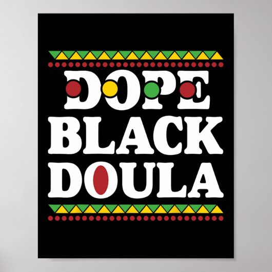 Drug Black Doula African American History Job Prof ポスター (正面)