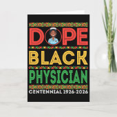 Drug Black Physician Centennial 1926 2026 Black Hi カード (正面)