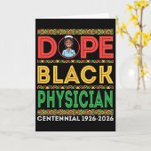 Drug Black Physician Centennial 1926 2026 Black Hi カード (黄色い花)