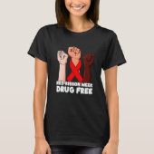 Drug Free October Red Ribbon Week 2022  1 Tシャツ (正面)