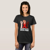 Drug Free October Red Ribbon Week 2022 1 Tシャツ (正面フル)