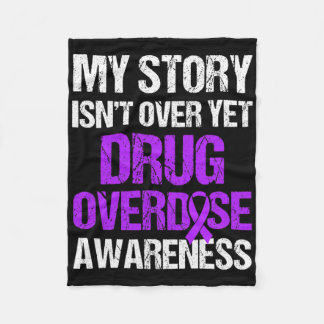 Drug Overdose Awareness Warrior Survivor 46  フリースブランケット