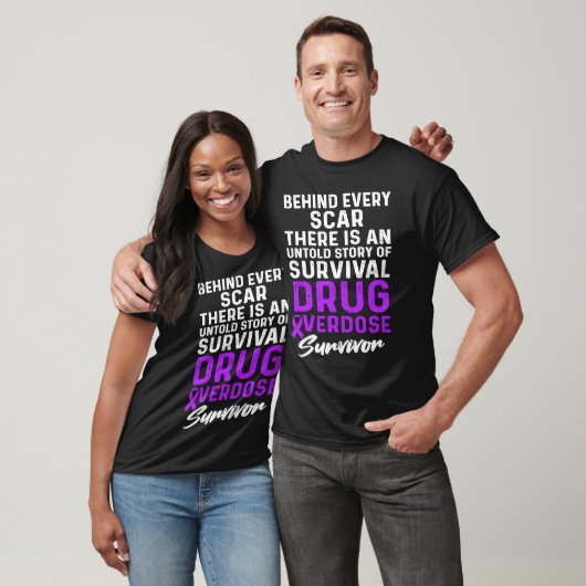 Drug Overdose Awareness Warrior Survivor Tシャツ (ユニセックス)