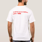 DRUGSSAVEDMYLIFEの迅速な® Tシャツ (裏面)