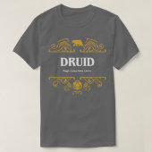 DruidクラスTabletop RPGゲーム1 Tシャツ (デザイン正面)