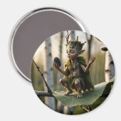 Druid Bard Fae in Poetic Mood マグネット (正面/裏面)