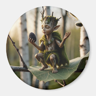 Druid Bard Fae in Poetic Mood マグネット