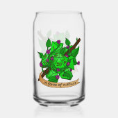 Druid Dice Design ガラス缶 (正面)