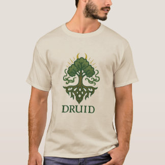  Druid — Guardião da Natureza e Magia Selvagem Tシャツ