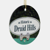 Druid Hills、Druid Hills Atlanta、Druid Hills セラミックオーナメント (右)