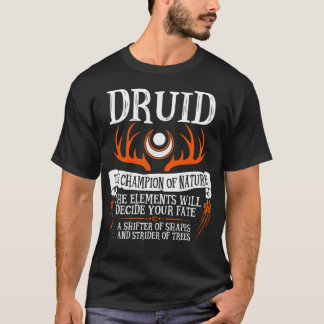 Druid The Champion Of Dungeons - Dungeons Dragons  Tシャツ