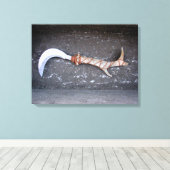 Druida, bolline, druid, hoz, wicca キャンバスプリント (インサイチュ (ウッドフロア))