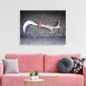 Druida, bolline, druid, hoz, wicca キャンバスプリント (インサイチュ (リビング))