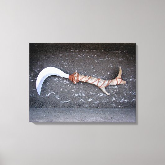 Druida, bolline, druid, hoz, wicca キャンバスプリント (正面)