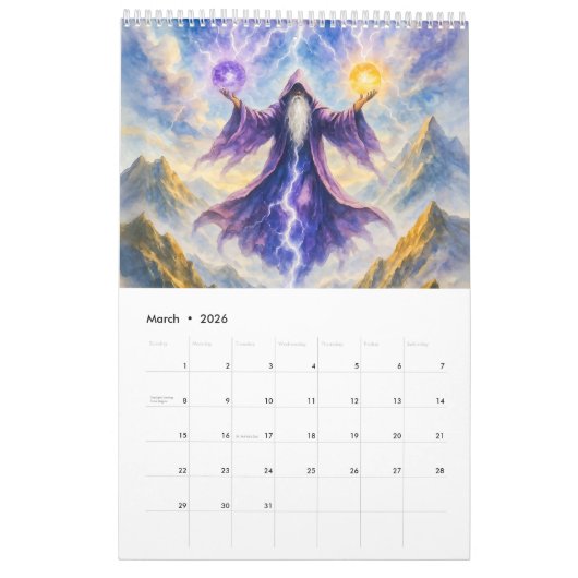 Druidic Whispers – Nature’s Guardians カレンダー (3月 2026)