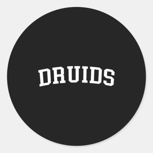 Druids  ラウンドシール (正面)
