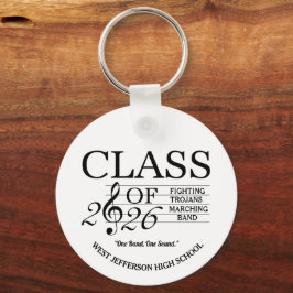 DRUM 専攻の Class of 2026 Marching Band Keychain キーホルダー