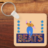 drum beats キーホルダー (正面)