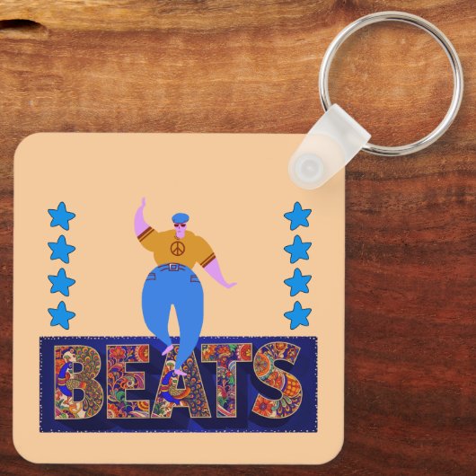 drum beats キーホルダー (裏面)