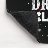 Drum Claus Santa Christmas Drummer Long Sleeve  マウスパッド (コーナー)