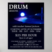 Drum Cymbal、Drum Lessons 広告's ポスター (正面)