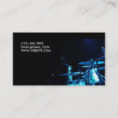 Drum Lessons音楽教師 名刺 (裏面)