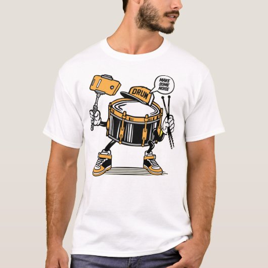 Drum selfie tシャツ (正面)