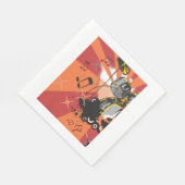 Drum Set Music スタンダードランチョンナプキン (角)