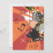 Drum Set Music 招待状 (正面)